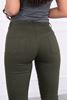 Picture of PLUS SIZE KHAKI STRETCH TROUSER WITH TAPERED LEG
